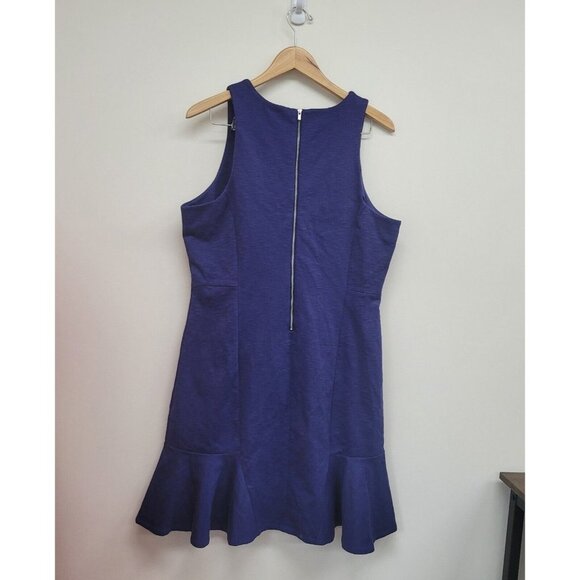 Womens Banana Republic Size 12 Navy Blue Dress Sleeveless Stretch Comfort - Picture 2 of 7